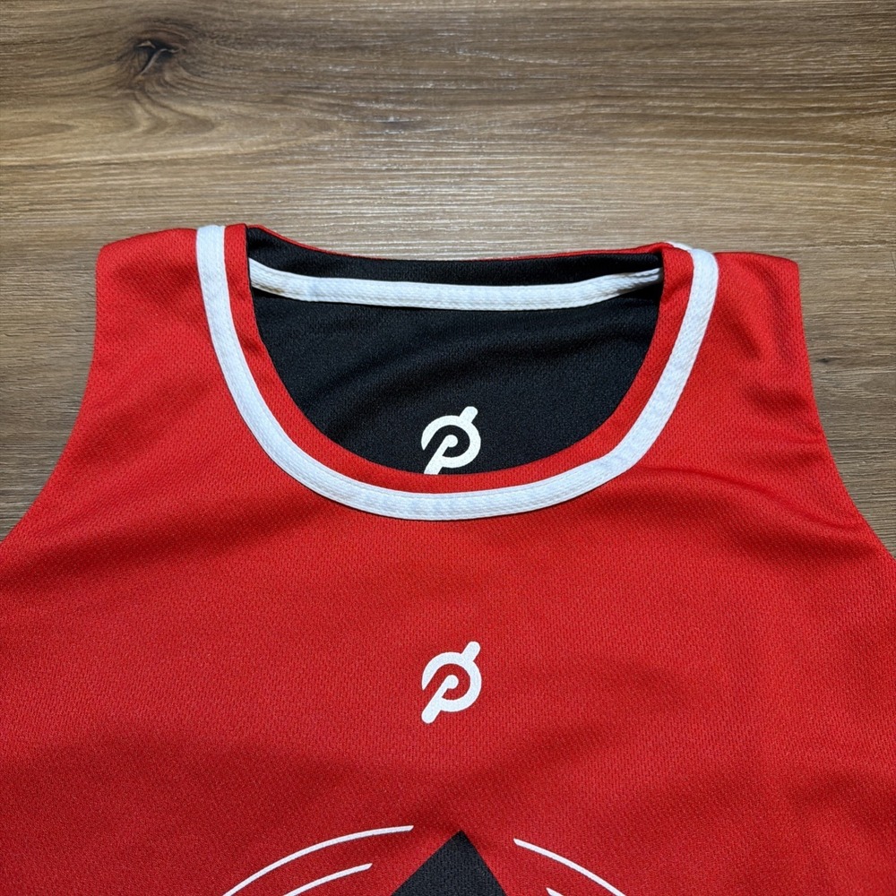 Peloton Alex Toussaint Ride to Greatness Reversible Jersey Shirt SMALL Black Red - Picture 3 of 9